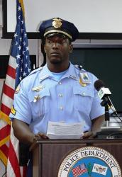 Corporal Uston Cornelius announces the drunk driving crackdown. Corporal Uston Cornelius announces the drunk driving crackdown.